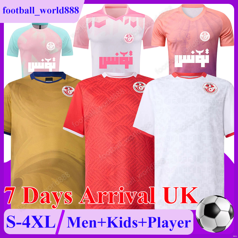 XXXL 4XL Tunisia 2025 2026 Soccer Jerseys M.BEN ROMDHANE MASTOURI SAAD ABDI Football Shirts MERIAH CHAOUAT GHARBI football kits HANNIBAL BEN LARBI Men Uniform Kit Set