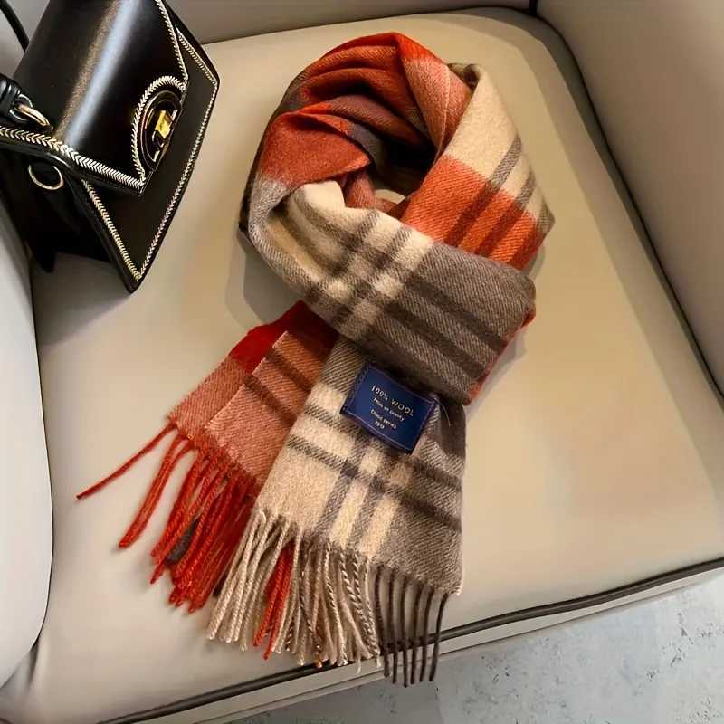 British Classic Australian Scarf Retro Striped Scarf for Men and Women Ideal for Winter Warmth C251031