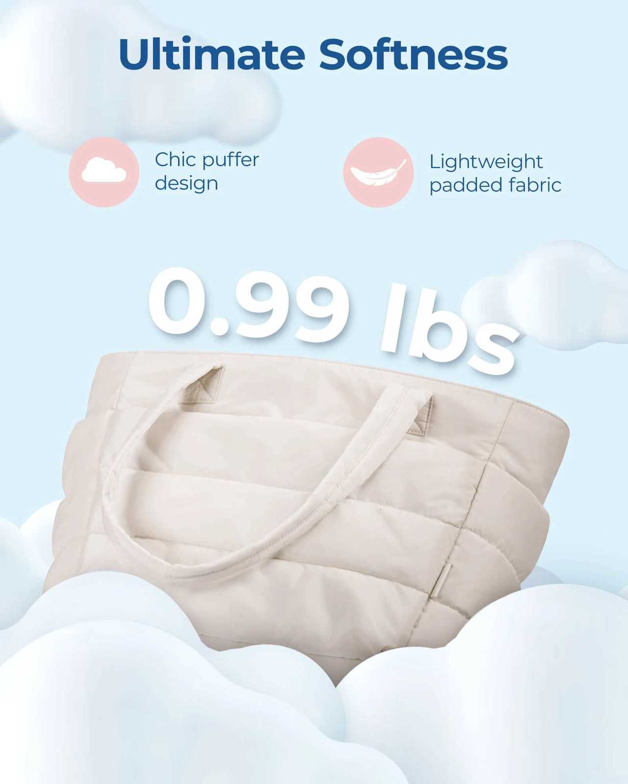 BAGSMART Womens Bag Large Capacity Solid Color Tote Bag Versatile Handbag for Commuter Work Student Class Shopping bag W251031