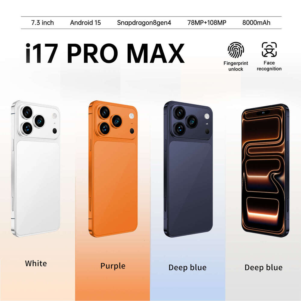 I17promax Mobile Phone TK Pass 16+1 Brand I17 New Model Smartphone