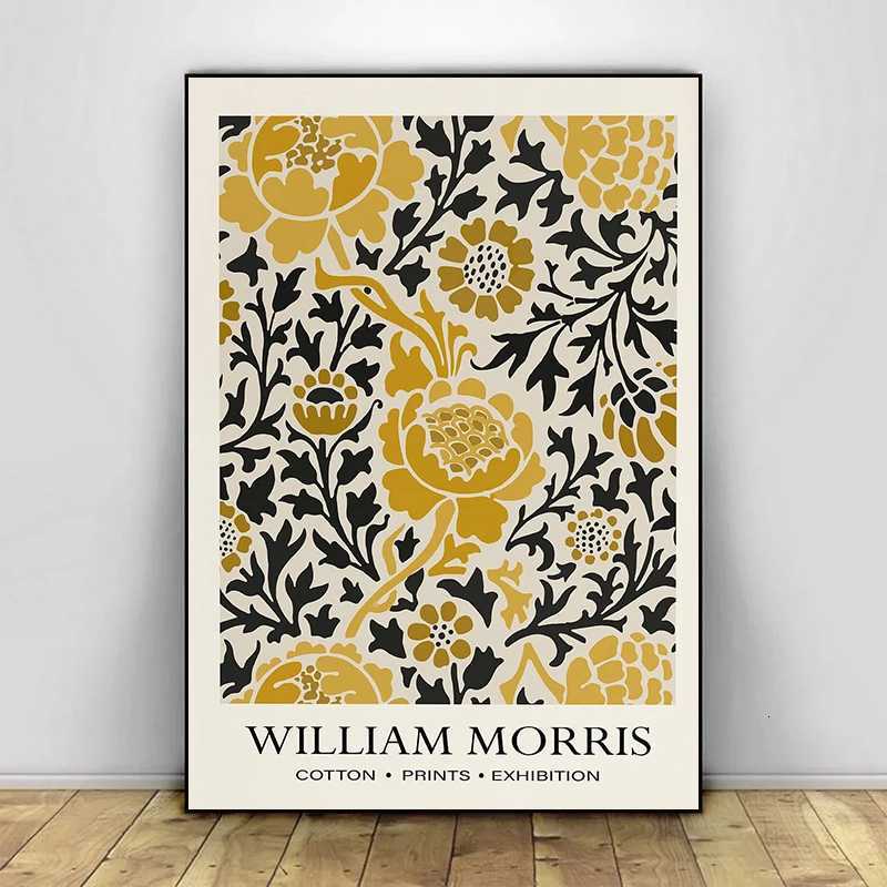 Nordic William Morris Garden Flower Poster Vintage Botanical Art Nouveau Canvas Painting Wall Art Picture Living Room Home Decor C251031