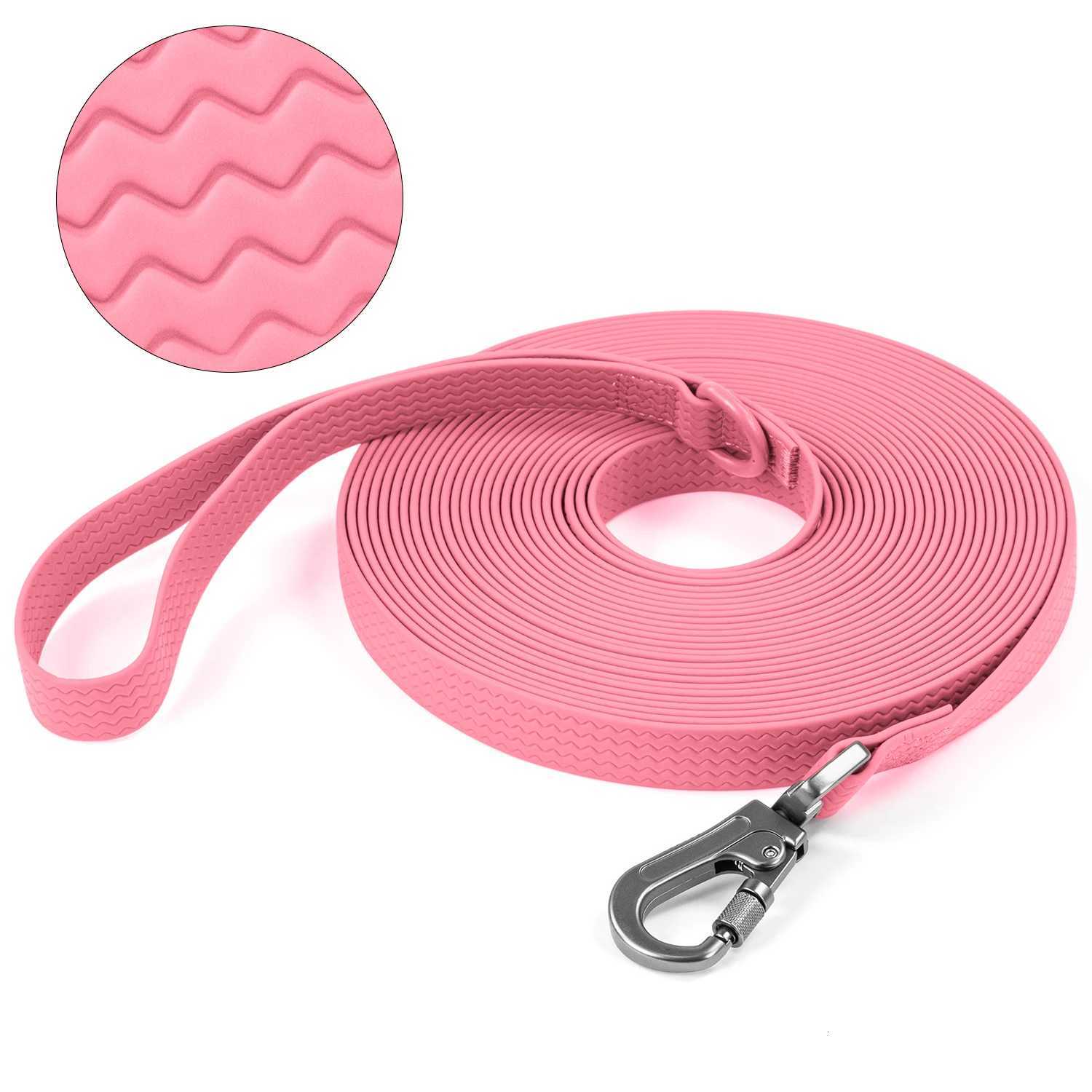 18M 3M 5M 10M PVC Dog Leash large dog Medium nonslip Waterproof and easy to clean running dog training Leash long strong C251031