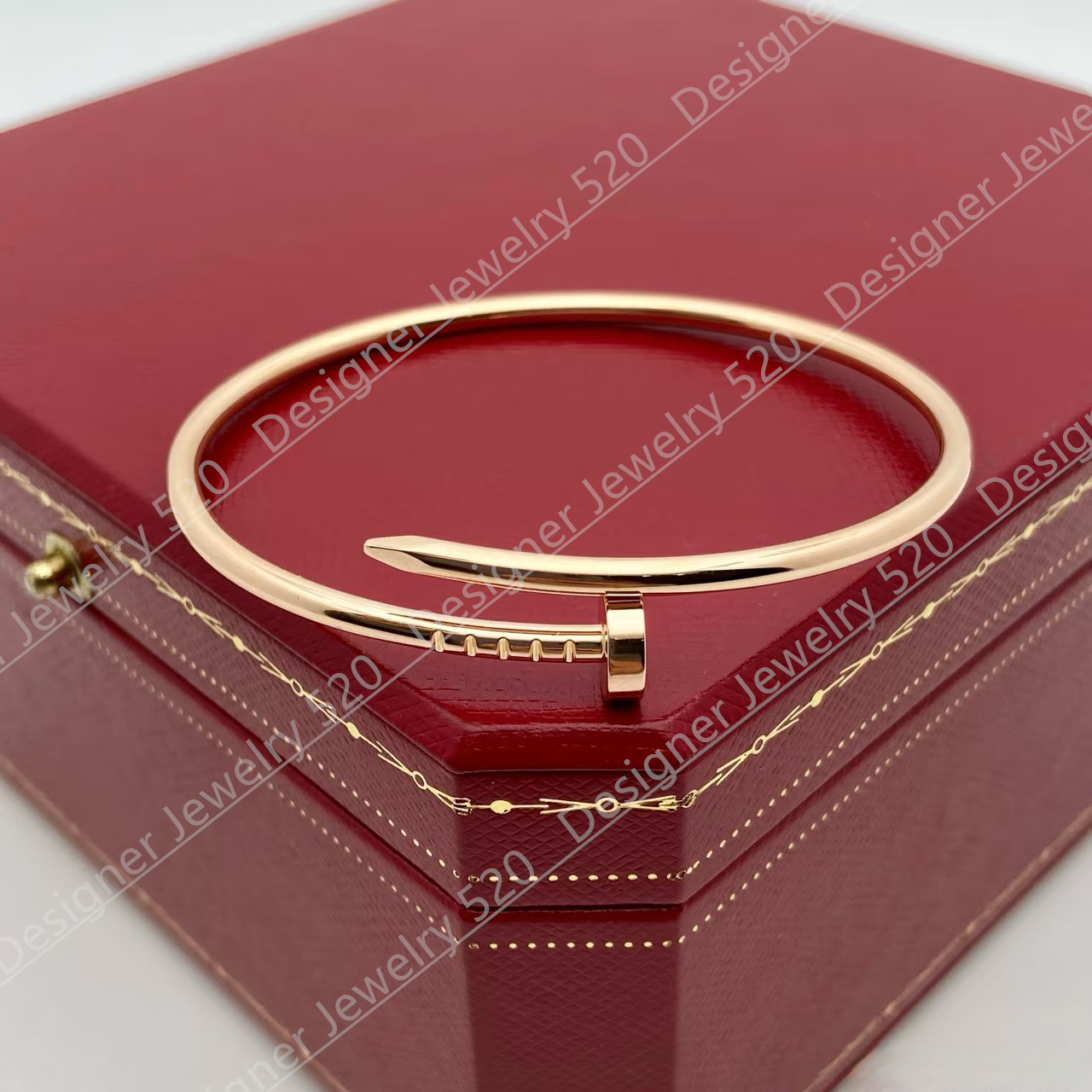 Fashion Nail Bracelet Designer Jewelry Classic Bangle 18K Gold Plated Titanium Steel Diamond for Women Men Bracelets Luxury Jewelrys Nail bracelet