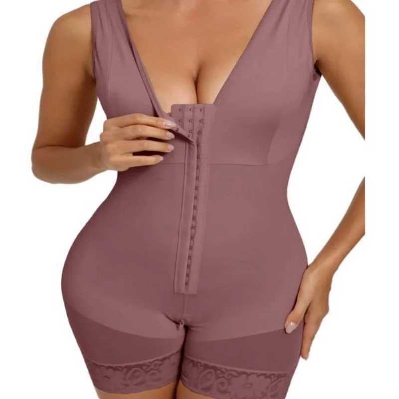 Fajas Colombianas Shapewear for Women Tummy Control Post Surgery Full Body Shaper Butt Lifter with Zipper Crotch L251030