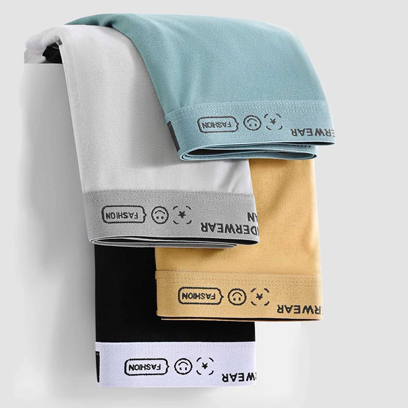 5Pcspack Mens Underwear Male Boxers Sexy Underpants Comfortable Breathable Fashion Boys Panties Underwear Boxershorts MenT251031