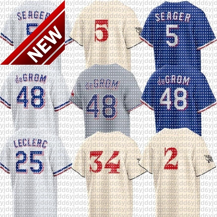 Men MLB Jerseys Ranger Baseball Nolan Ryan Corey Seager Adolis Garcia Jacob deGrom Marcus Semien Jon Gray Jonah Heim Evan Carter Nathan Eovaldi Josh Jung Jose Leclerc