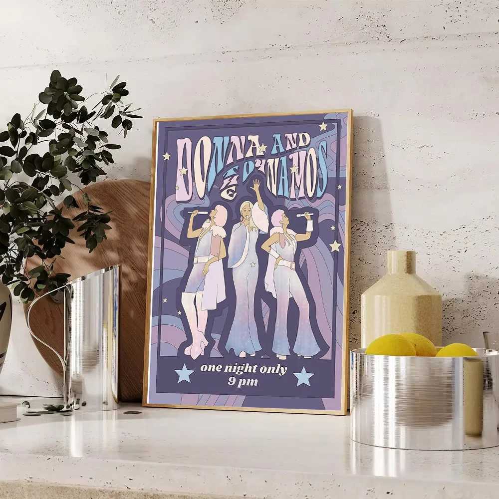 Vintage Retro Art Wall Decor Canvas Painting Aesthetic Room Decor Trendy Home Accent Wall Art Home Decor Gift C251031