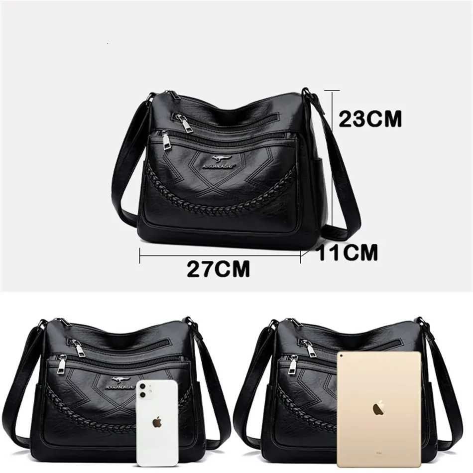 Soft PU Leather Luxury Handbags Purses Women Bags Designer Shoulder Crossbody Bag for Female Branded 2023 Trend Messenger Bags W251031