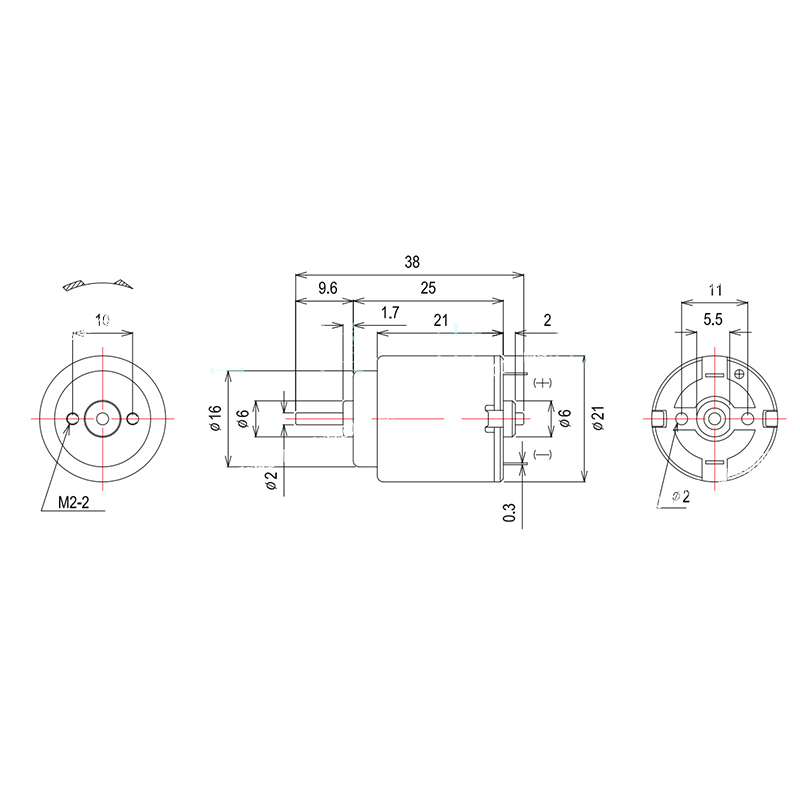 Small Motor DC Motor Miniature Brushed 3700-4800 Rpm