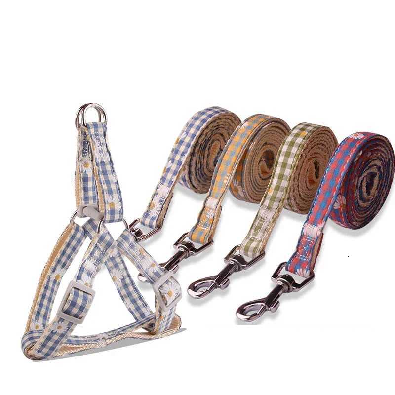 Leashes 1PC Chest and Back Collar Pet Supplies Dog Leash Outdoor Walking Cat Leash Pet Accessories C251031