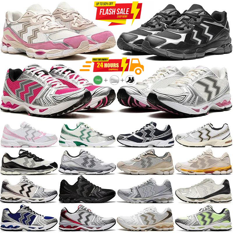 2026 running Designer Shoes Gel Nyc Graphite Oyster Grey Cream Power Oatmeal Pure Silver White Orange Men Travel Trainer asicskayano 14 Sports Sneakers