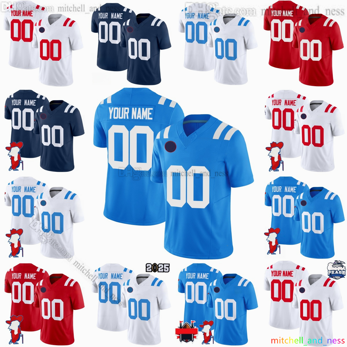 2025 Custom S-6XL 6 Trinidad Chambliss College Football Jersey 2 Jaxson Dart 5 Kewan Lacy Harrison Wallace III Austin Simmons Logan Diggs Alexander Stitched Jerseys