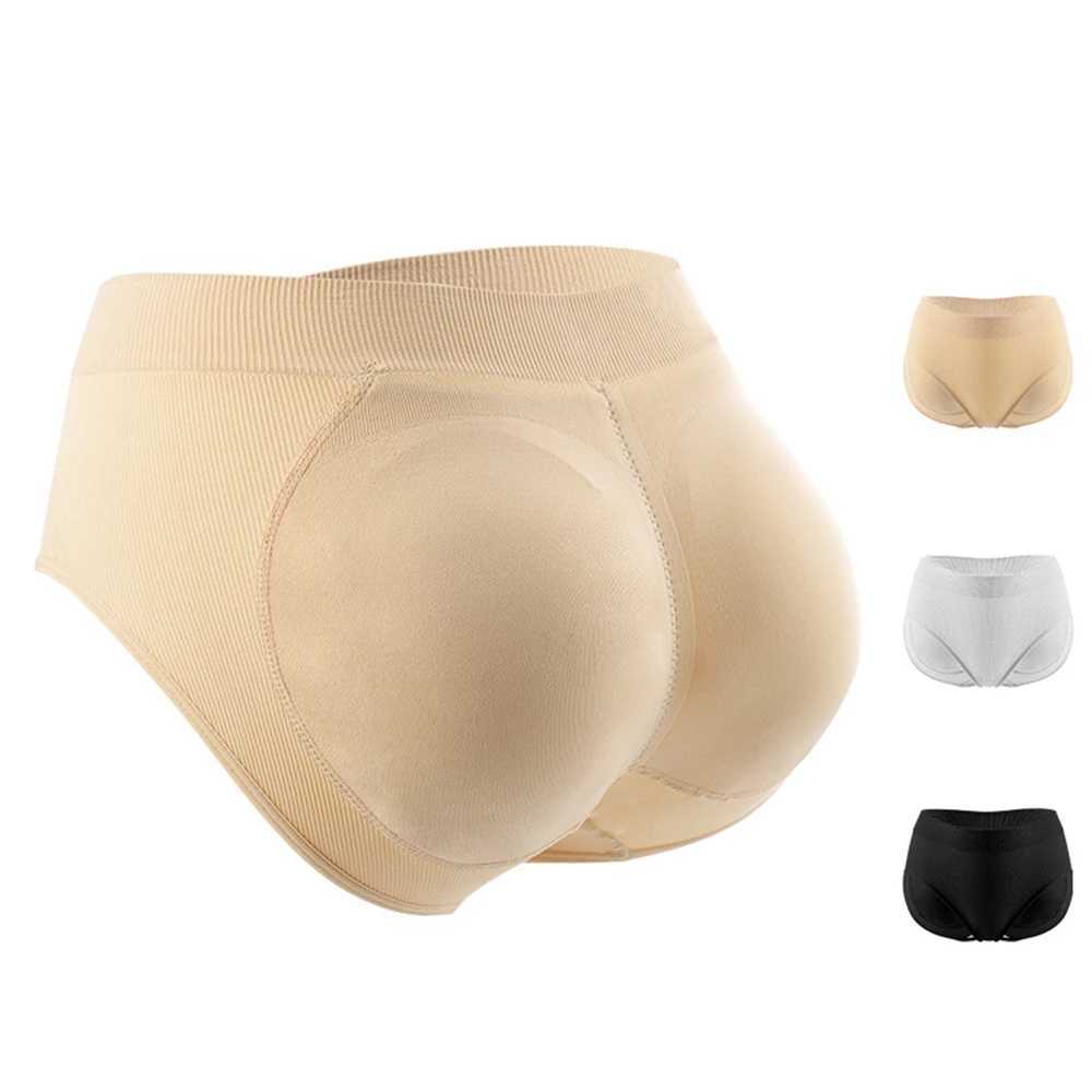 Womens HipLifting Panties MidWaist Cotton Fake Butt Comfortable Breathable Beautiful Buttocks Pads Panties Shaping Underwear L251030