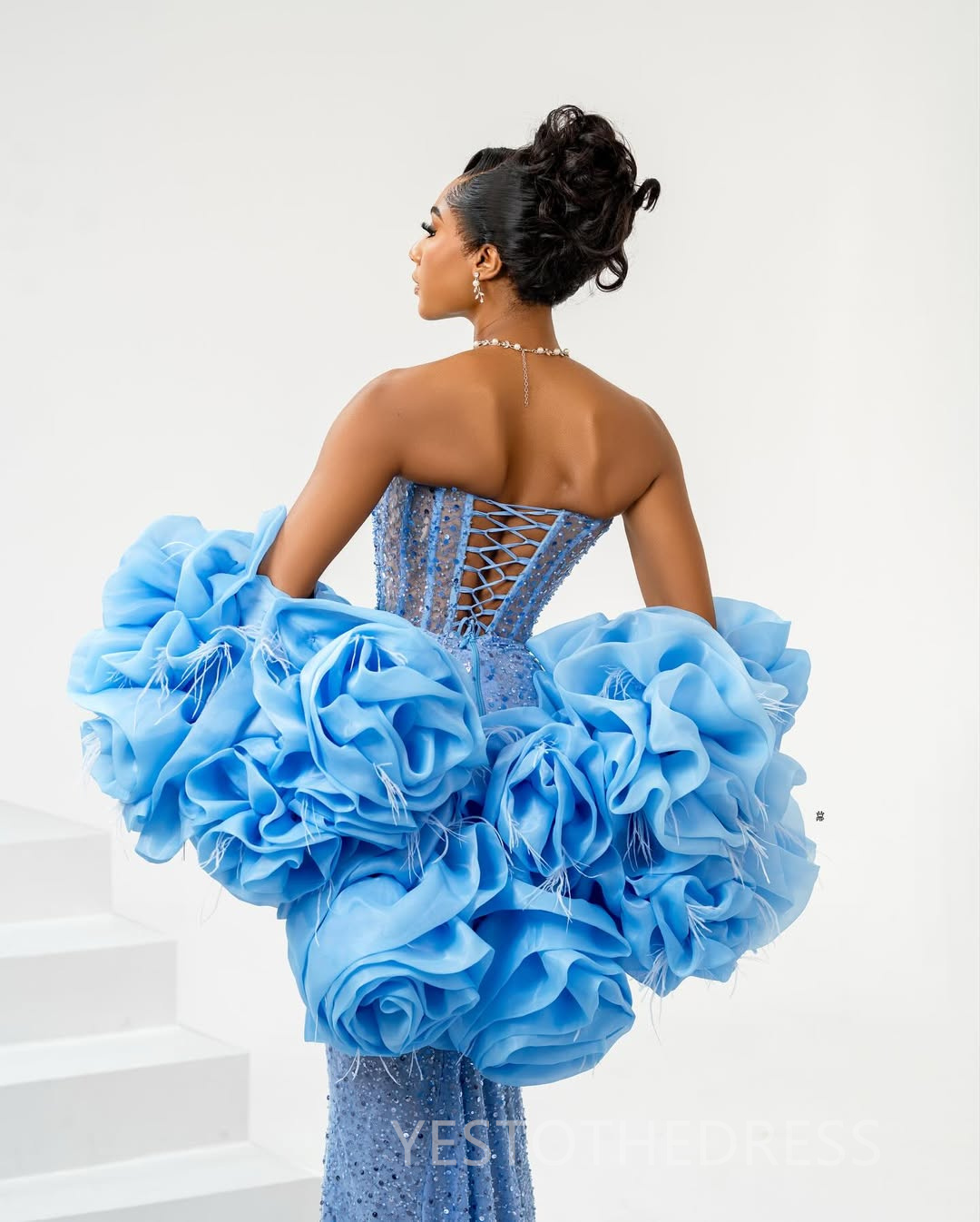 2025 Plus Size Aso Ebi Prom Dress Mermaid Evening Dresses Formal Gowns For Women Sweetheart Split Sexy Flora Sequin Lace Birthday Dress Second Recepti