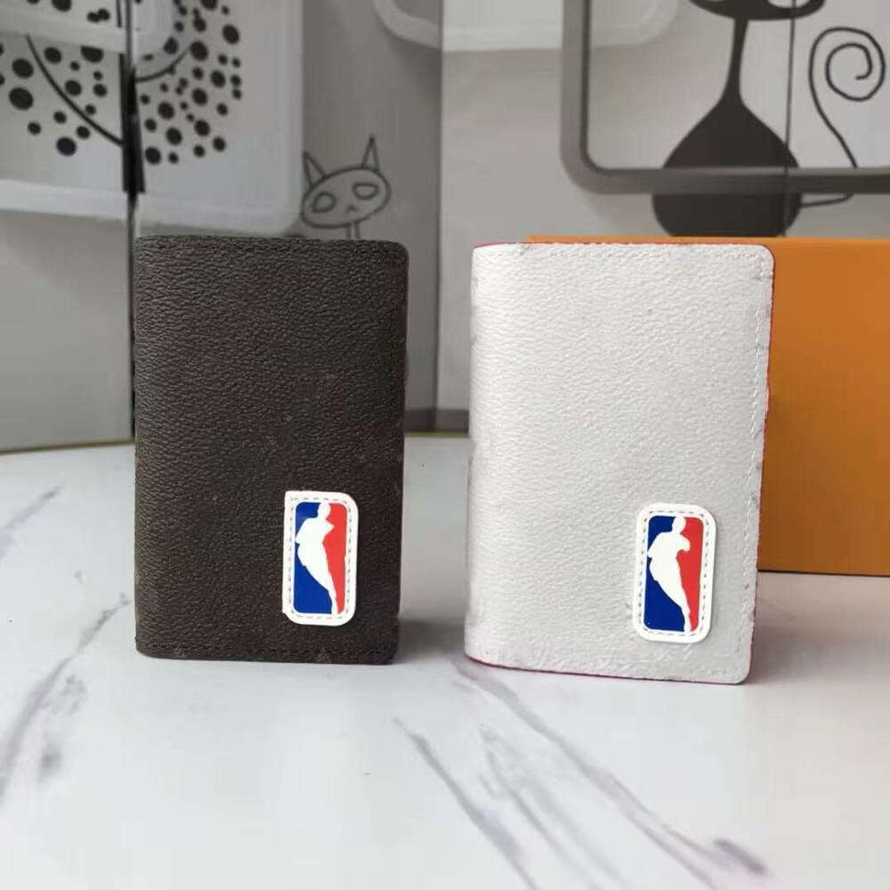 luxury bag Fashion Genuine Leather Card Holder High-end with Box Foldable Card Case Classic Print Multi-card Slot Unisex Compact Card Wallet