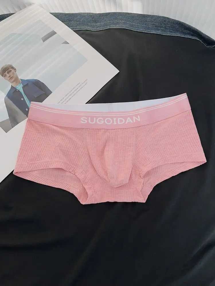 2pcslot mens flat angle underwear with thread Modal low waisted sexy Ushaped protruding comfortable soft and breathableT251031