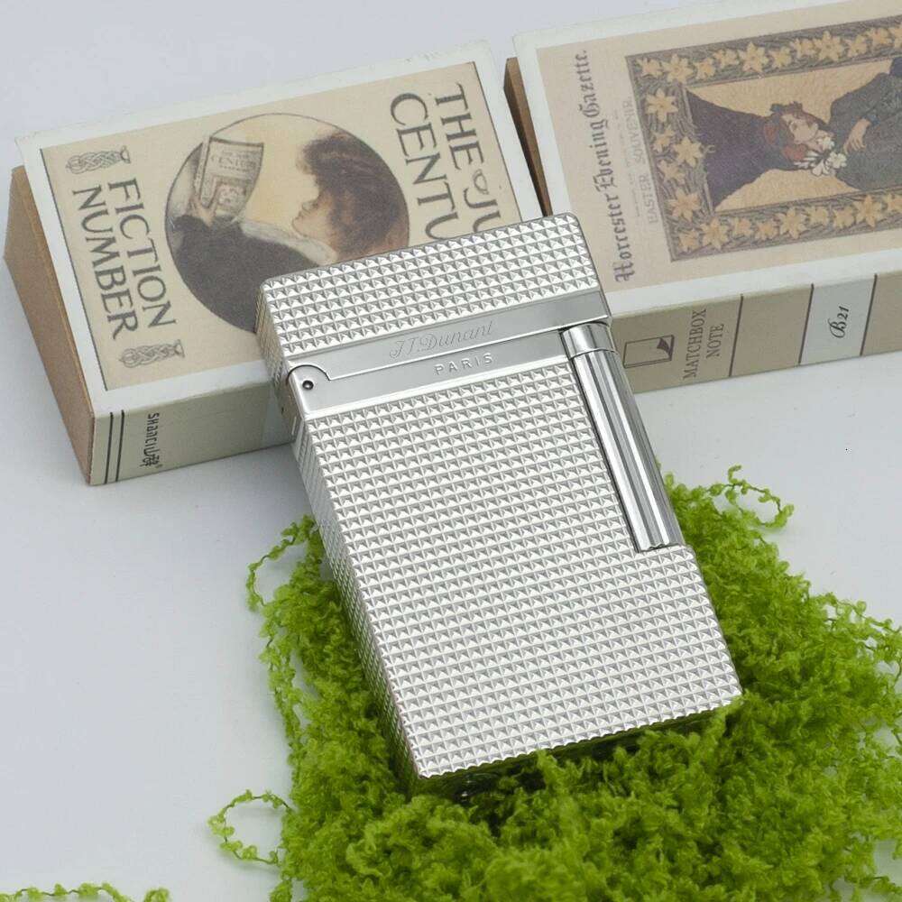 Lighter Engraved Clear Sound Special Cigarette Smoking Accessories Cigar ST D Lighter Gadgets Butane Gas Men Gifts High-Quality