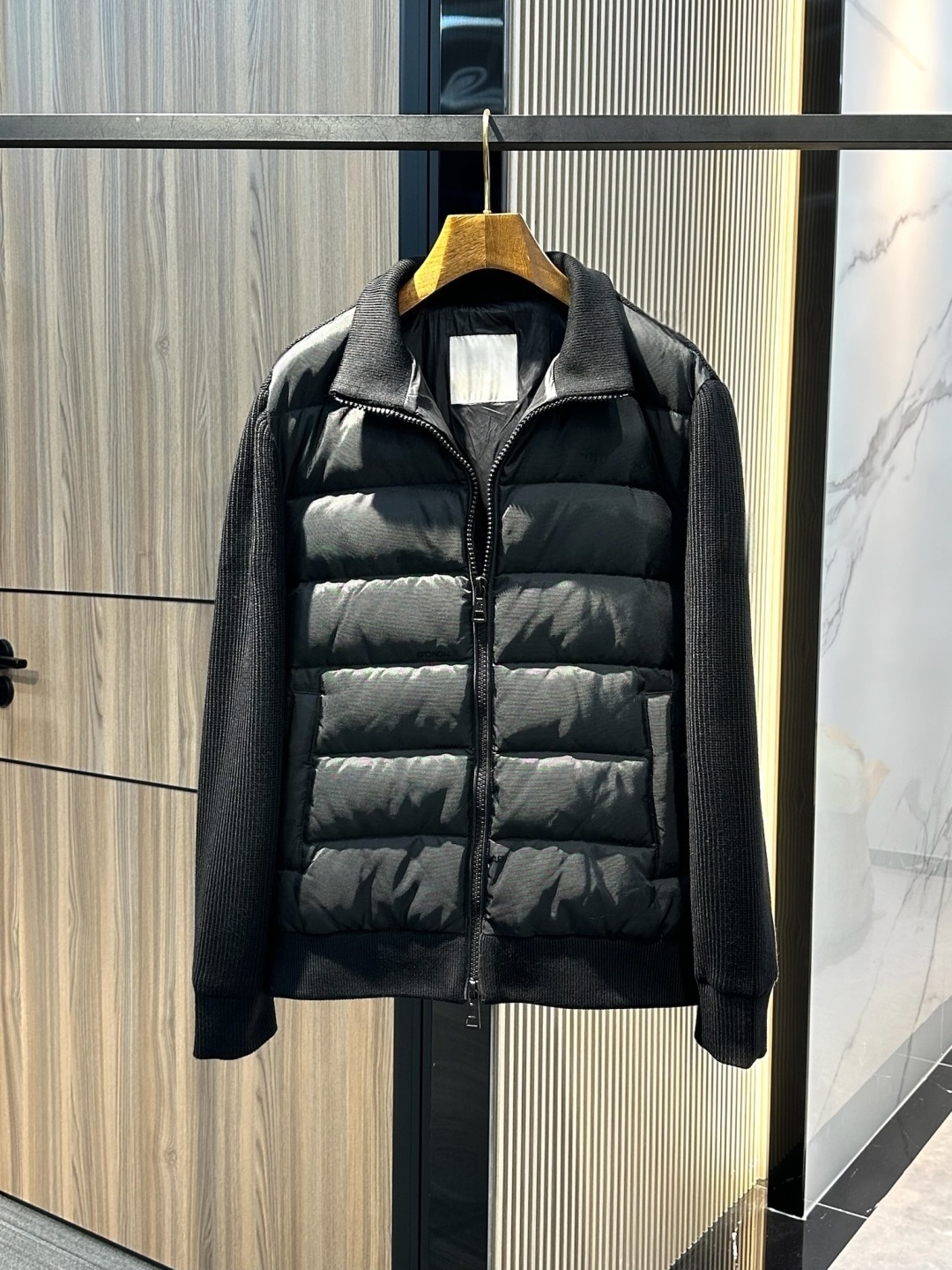 New Autumn/Winter Men's Wool-lined Zip-up Cardigan