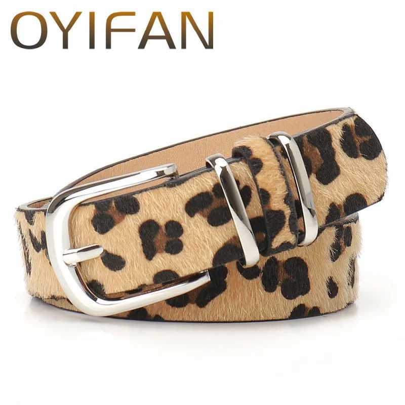 Ladies leopard print belt personalized belt music festival belt paired with jeans dress needle buckle beltW251030