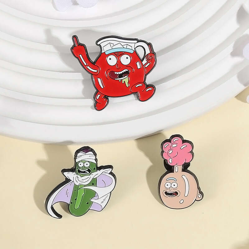 Cross-Border Cartoon Alphabet Anime Character Brooch Clothing Backpack Accessories Pin Badge