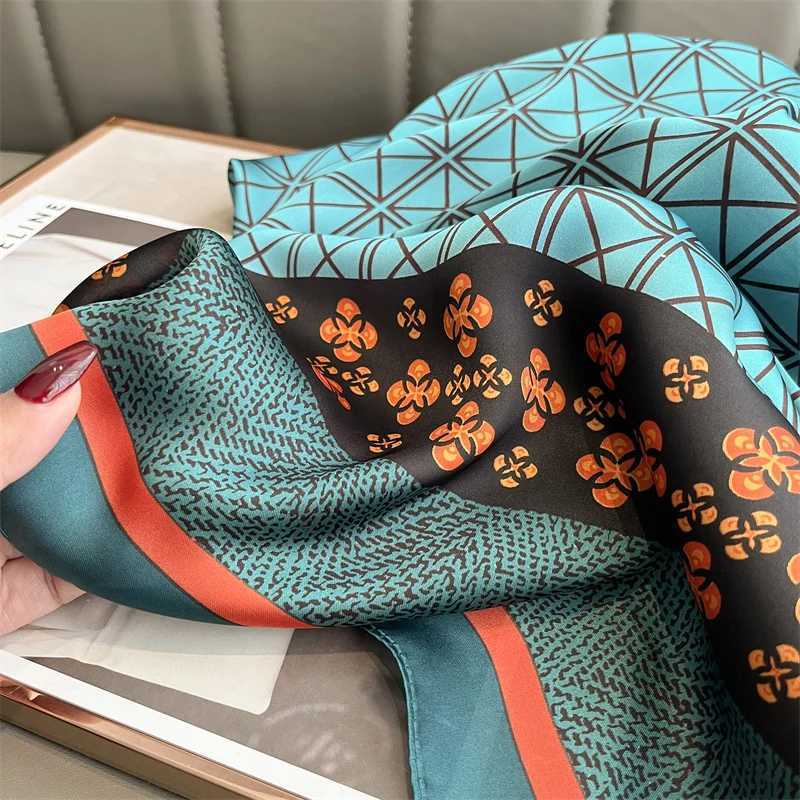 Lace silk shawl-style headscarf or beach towel for women, fashionable summer sun protection accessory, beach scarf or headscarf C251031