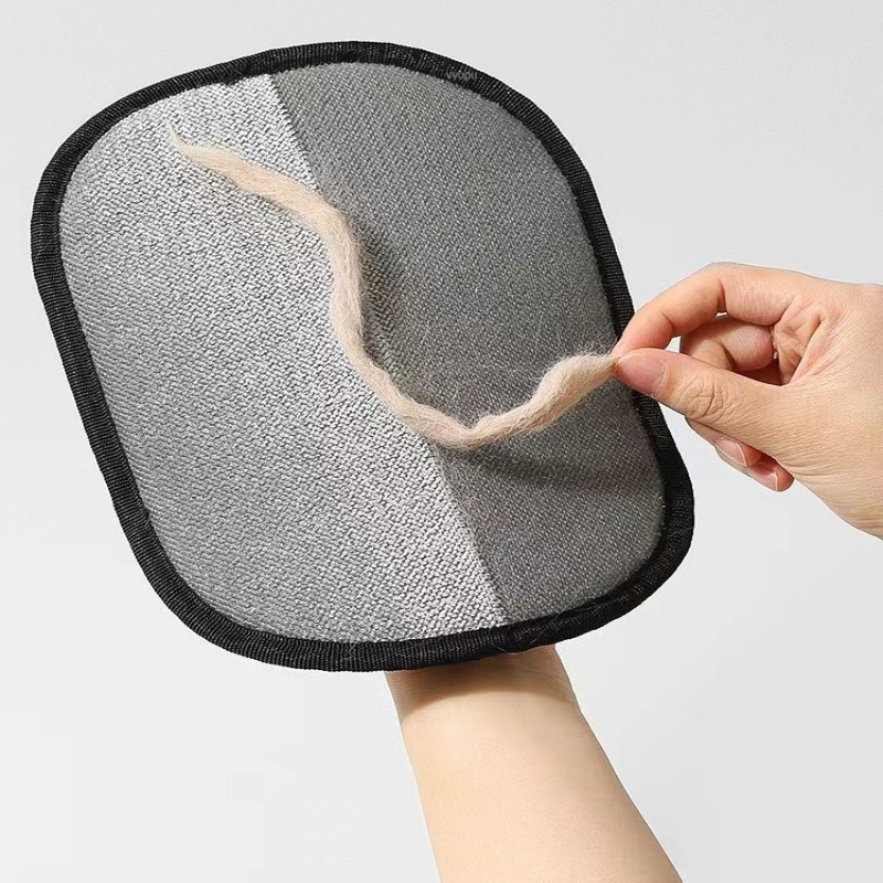 Pet Hair Remover Glove, Electrostatic Deshedding Glove for Dog Cat Grooming, Two-Way Cleaning reusable for Furniture, Car Seat, Couch, Clothes