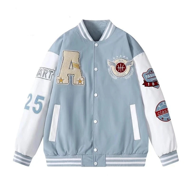 Spring and Autumn Baseball Jacket Mens Jacket Street Hip Hop Windproof Jacket Autumn and Winter Warm Baseball Shirt Jakcet 251028