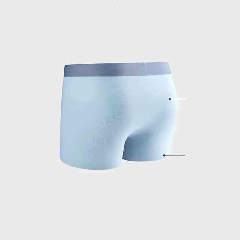 4Pcslot Mens Boxers Ice Silk Man Underwear Boxer Graphene Men Underpants Breathable Comfortable Mens PantiesT251031