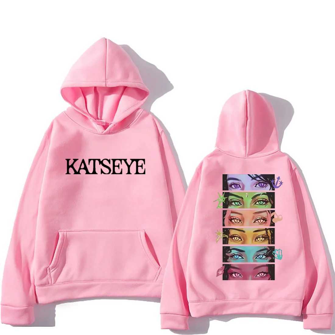 Korean Girl Group KATSEYE Graphics Hoodie Men Womens 2025 Manga Style vintage Fashion streetwear Long Sleeve Fleece Sweatshirts J251031