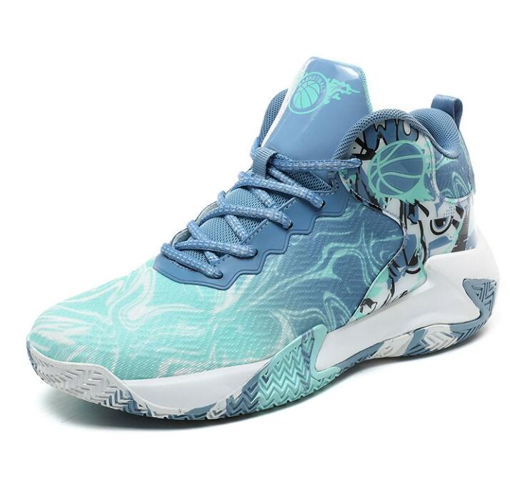 Autumn plus size 48 basketball shoes practical sports running shoes for boys teenagers and students anti slip friction with noise Z 10.25