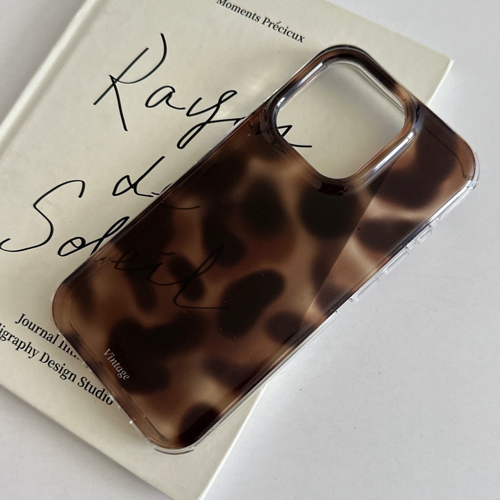 Translucent Amber Gradient Phone Case Compatible with iPhone 17/16 Pro Simple Protective Cover iPhone 15/14 Shockproof