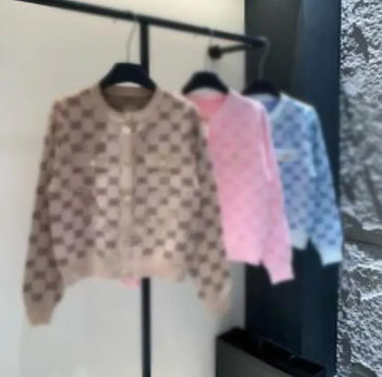 Fashion Women Sweaters Top Quality Full Print Letter Knitting womens oversized sweaters Pullover Brand Luxury Designer Sweater coat