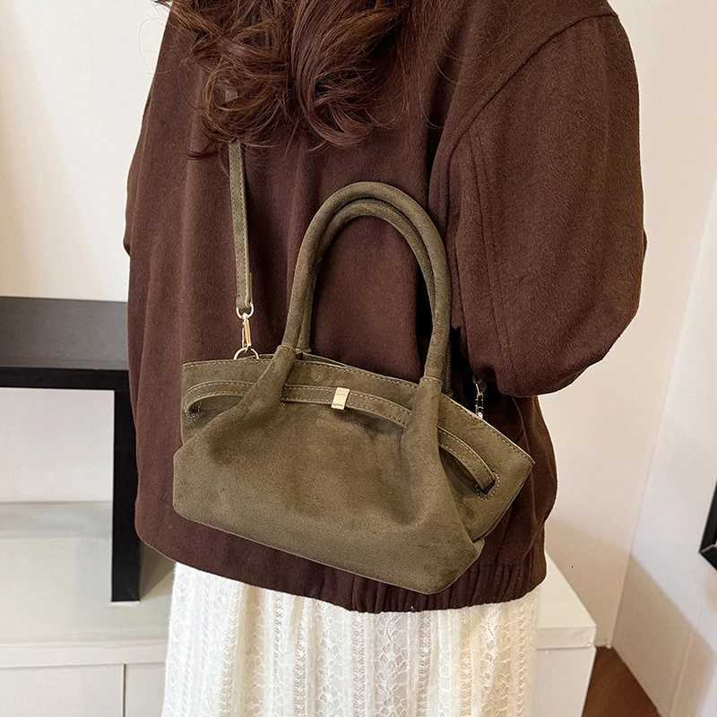 MOODS Burgundy Round Tophandle Bags For Women Soft Suede Shoulder Cross Body Cloud Bag 2024 Luxury Designer Purses And HandbagsT251031