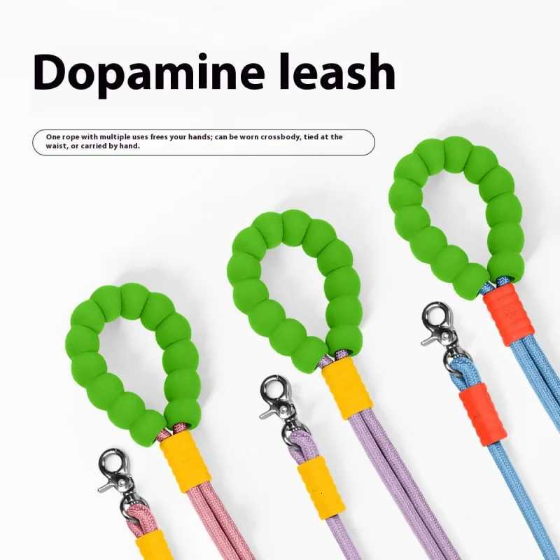 Holographic HandsFree Dog LeashCloudShaped Bubble Foam Handle with ClimbingGrade RopeAdjustable Waist Leash for Medium Dogs C251031
