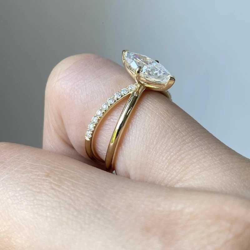 Fashionable temperament inlaid with horse eye zircon niche design versatile and exquisite personalized index finger ringXJ251031