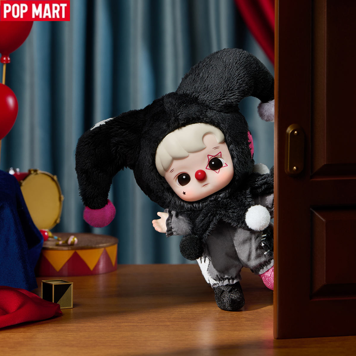 New WHY SO SERIOUS Series Vinyl Plush Pendant Blind Box Labubu Blind Box Halloween Special Edition pop mart Cute Plush Doll Fashion Pendant Toy Christ