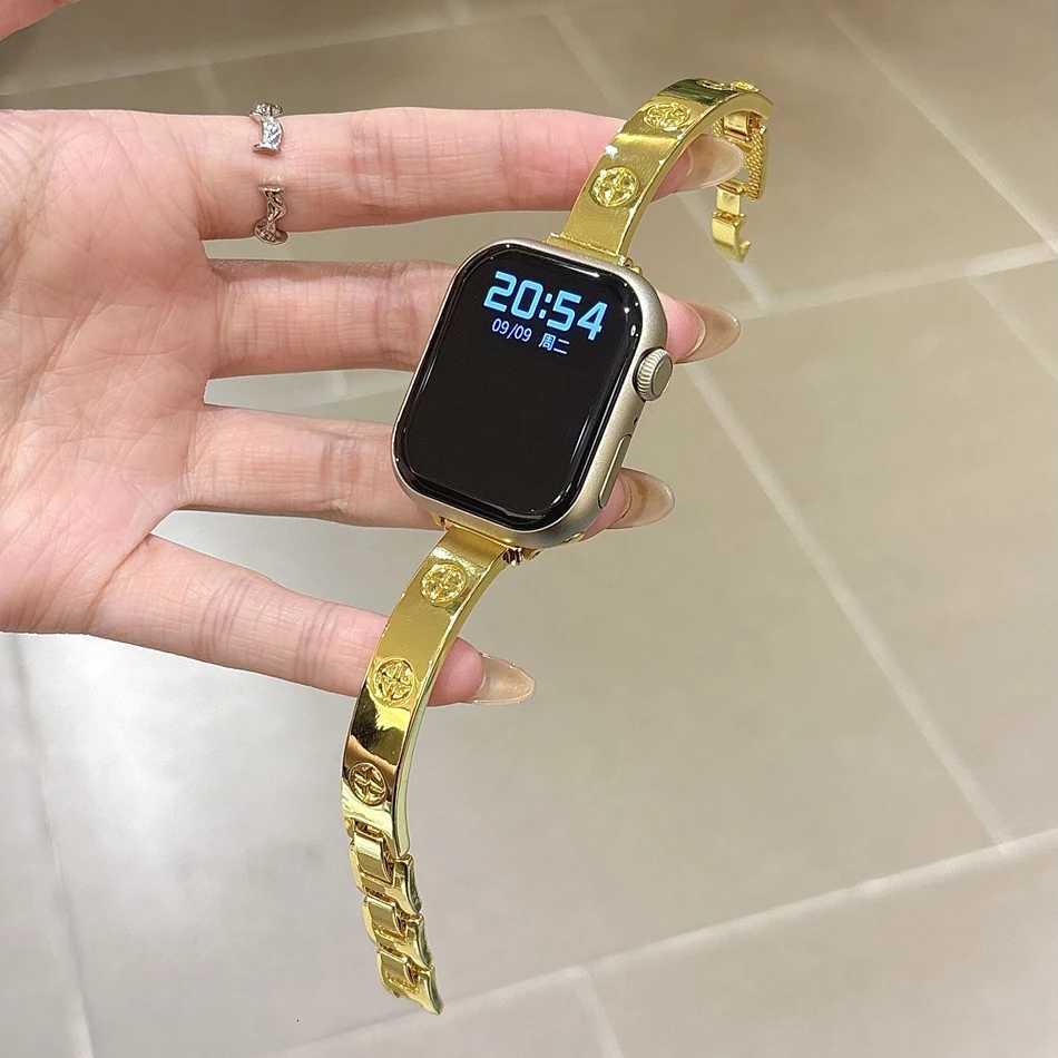 Luxury Metal Band for Watch Series 11 10 9 8 7 6 SE 5 4 3 tra Wen Slim Strap iwatch 46 42 38 40 41 44 45 49mm Bracelet Y251031