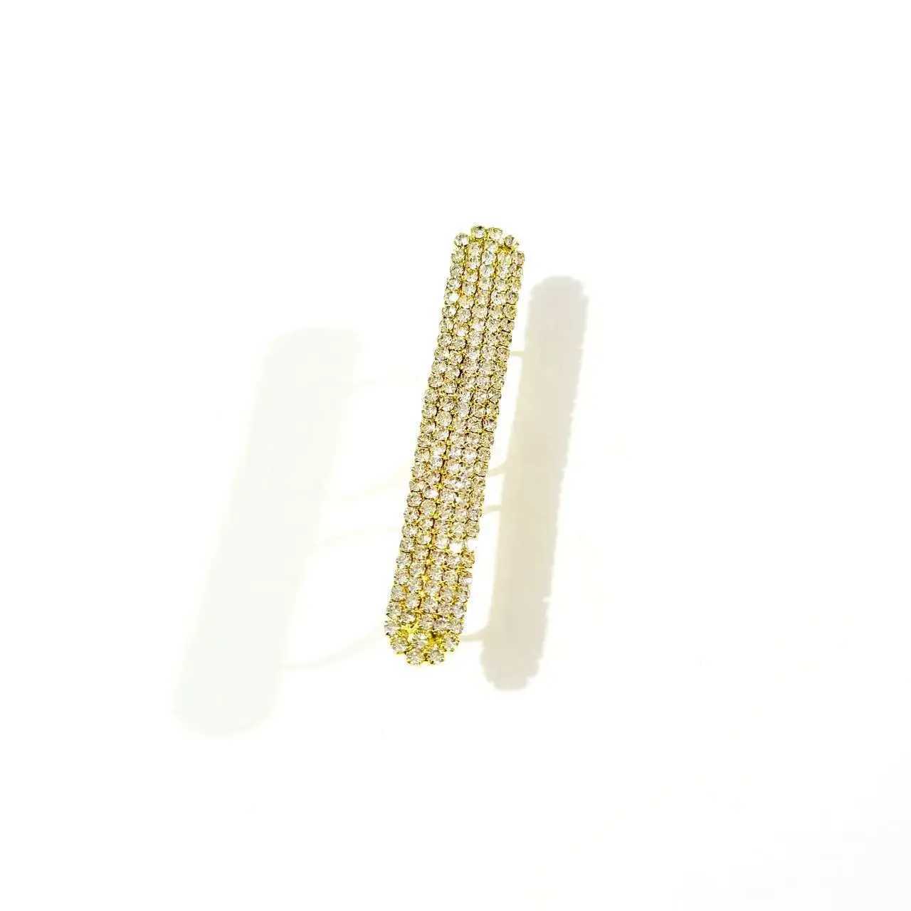 Exaggerate Rhinestone Large Double Finger Ring for Women Personalized Geometric Ring Open Wedding Party JewelryXJ251031