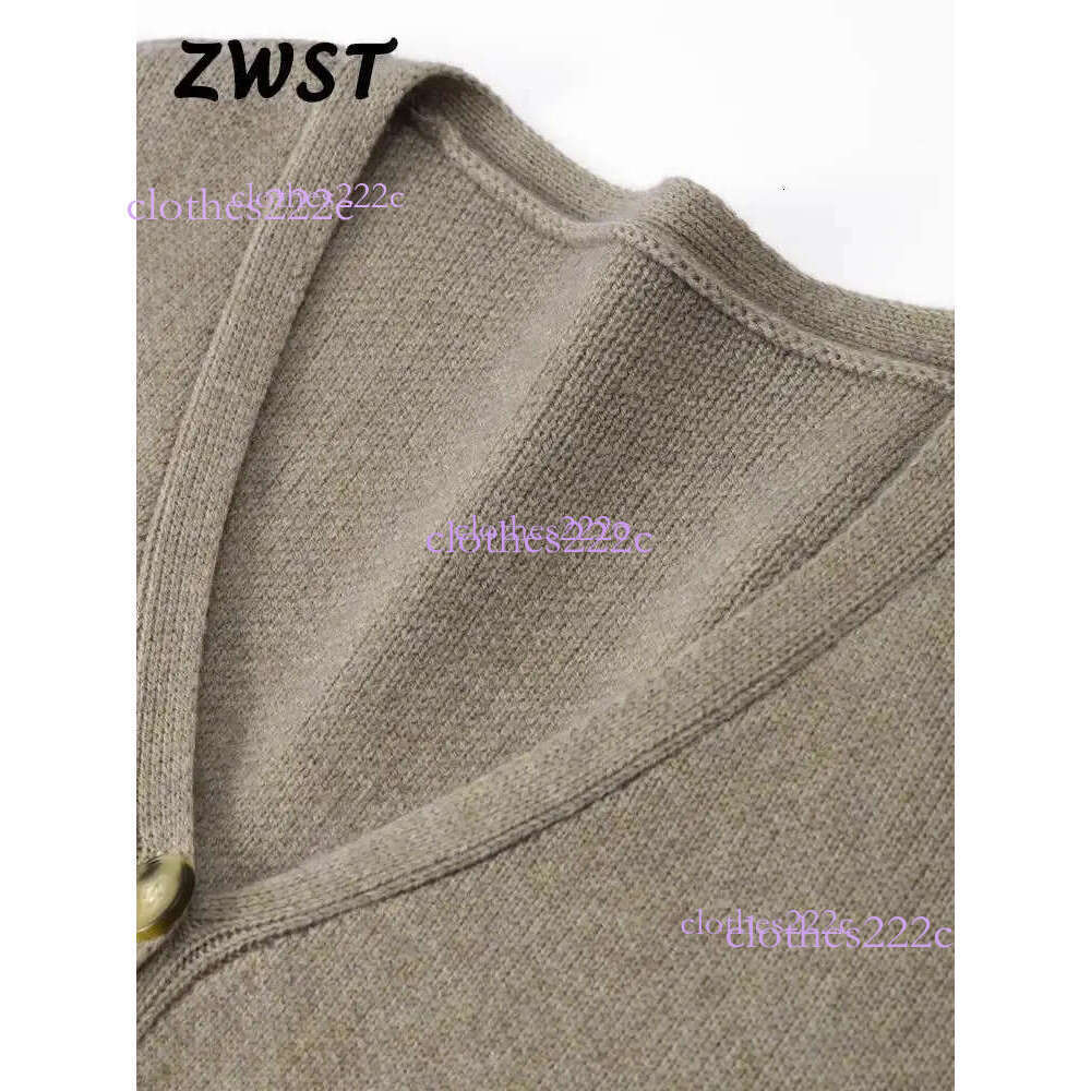 Knit Cardigan Women Autumn Gentle Solid Long Sleeve Single Breasted Female Sweaters V-Neek Pocket All Match Lady Knitwear 241028