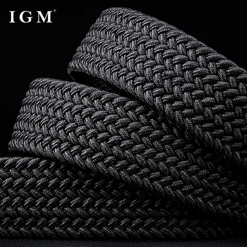 Men Belt Braided Stretchy Breathable and Comfortable Belt for Men Woven Canvas Belt for Versatile Jeans BeltW251030
