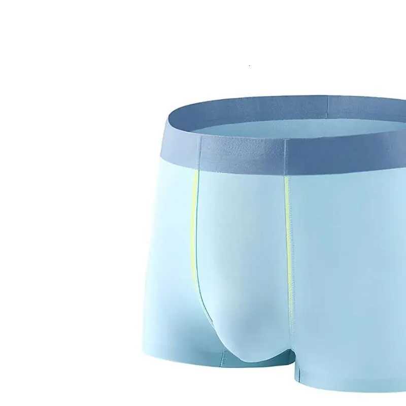 4Pcslot Mens Boxers Ice Silk Man Underwear Boxer Graphene Men Underpants Breathable Comfortable Mens PantiesT251031