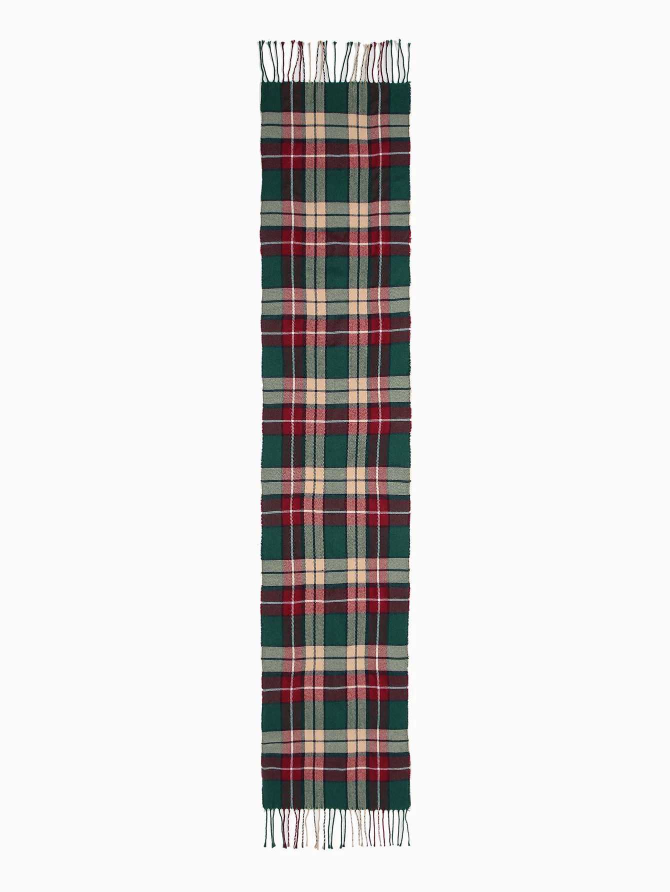 New Warm Cashmere Scarf Grid Design Thick ShAWl LaDY WrAP Tassel Scarves Christmas For Women Knitted NeckscarfW251030