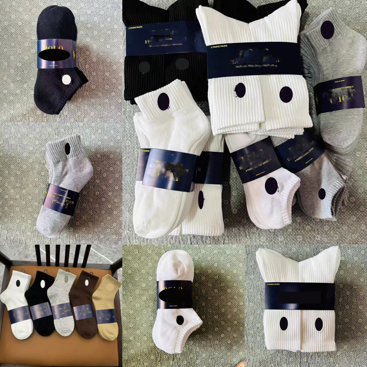 Man 4 Pairs Sport Road Bicycle Socks Designer Street Fashion Socks Bike Breathable Mesh Racing Running Socks Mid Tube Letter Socks Football Women Stockings