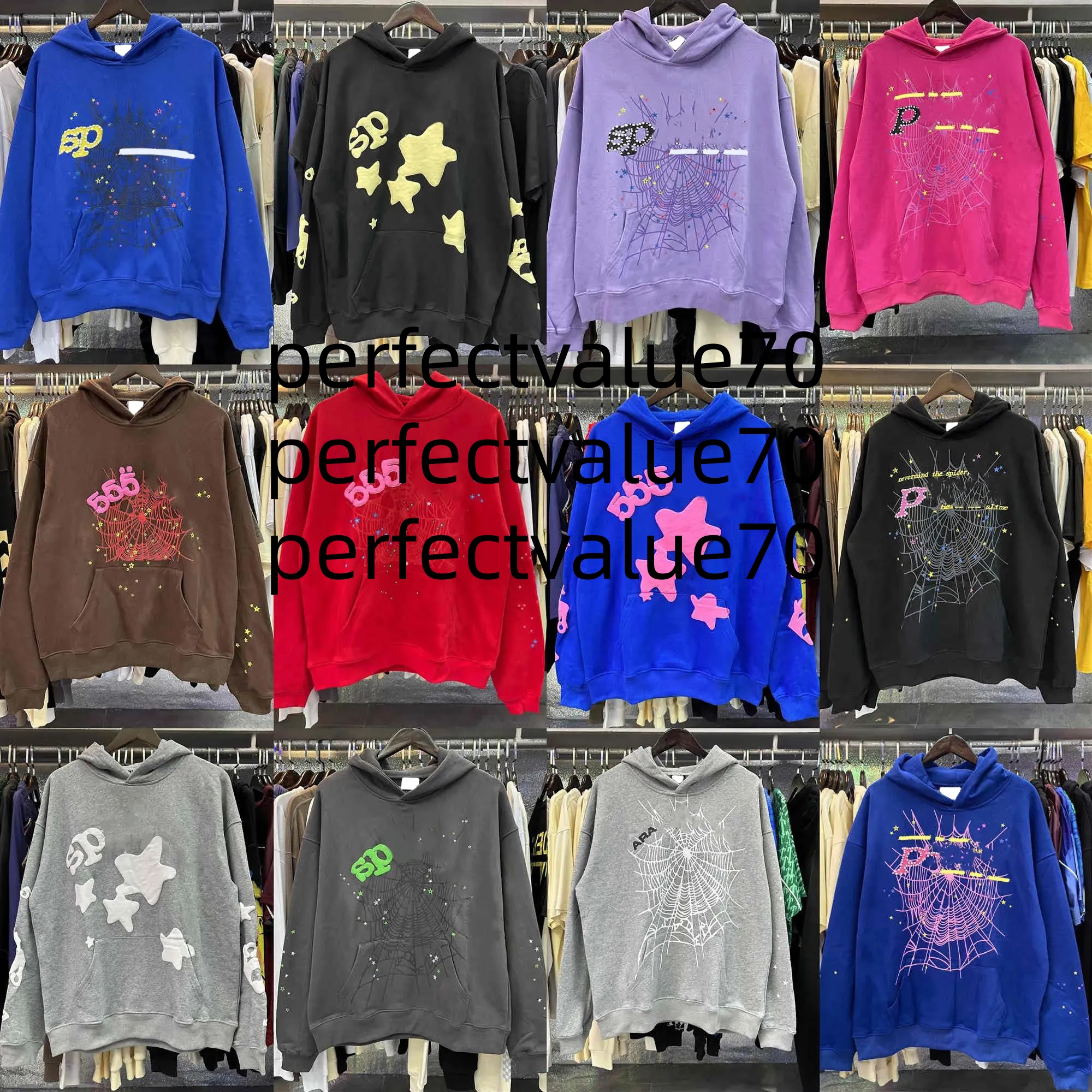 Spider Hoodie Set | Men Women Streetwear Pullover Hoodie Sweatpants - Casual 2024 Hip Hop Fashion 33s