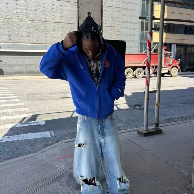 New Fashion Letter Print Hooded Hoodies Men Women Pullover Streetwear Loose Sweatshirt