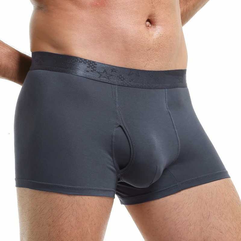 Mens Underwear Mens Boxer Briefs Boys Underpants Comfortable and Breathable Youth Boxer Briefs Large Size ShortsT251031