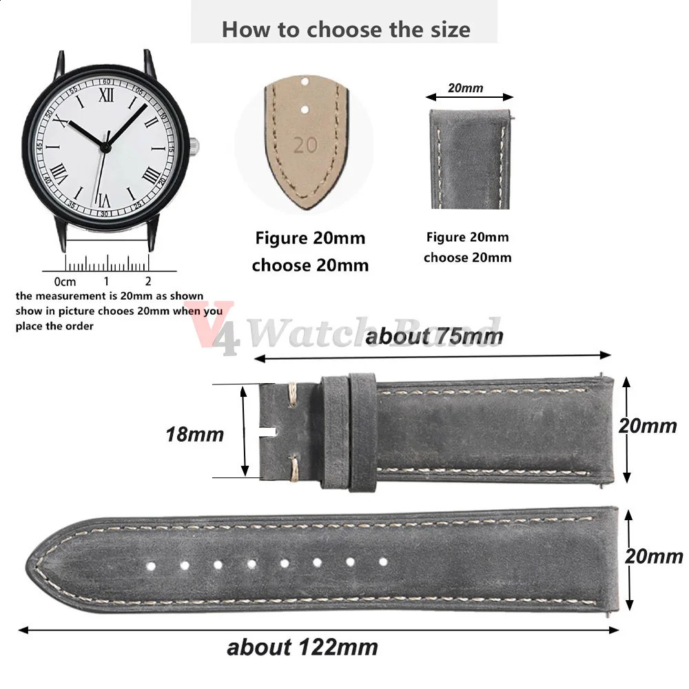 Genuine Calfskin Leather Watchband for Omega Business Watch Band 22mm 20mm 18mm Butterfly Buckle Stitching Brown Strap 251024