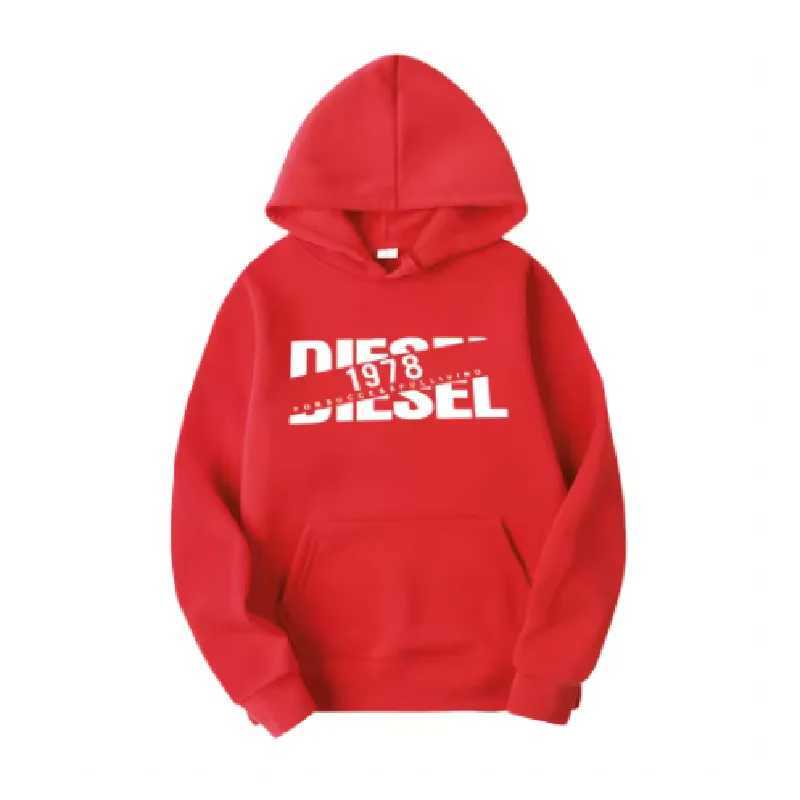 Mens hooded sweatshirt for autumn and winter warm and windproof comfortable long sleeved top jogging hooded sweatshirt J251031