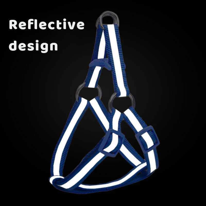 Dog Harness for Small Dogs Adjustable Puppy Harness Vest with Leash Reflective Cat Outdoor Walking Rope Pet Chihuahua Supplies C251031