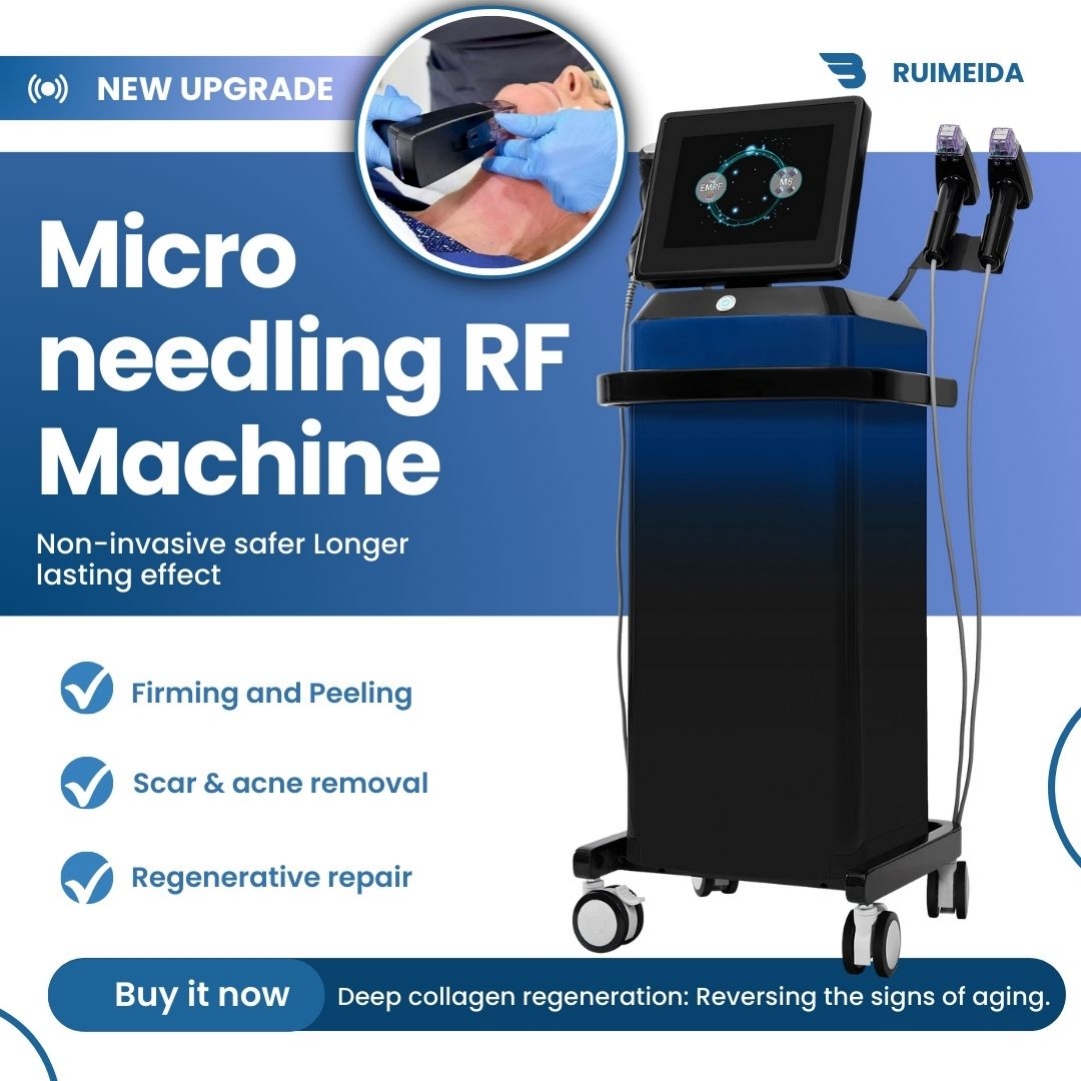 Fractional RF Microneedling Machine Skin Tightening Face Lifting Acne Scar Removal Regenerative Repair Beauty Spa Salon Equipment